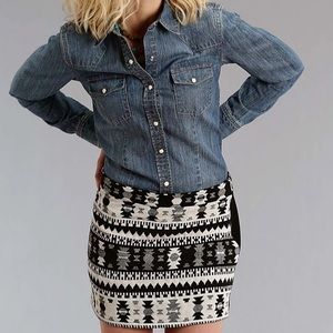 Stetson Aztec Jacquard Skirt